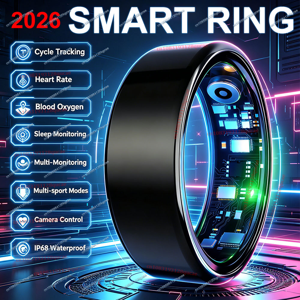 Blood Pressure Monitor - 2026 New Smart Ring Heart Rate