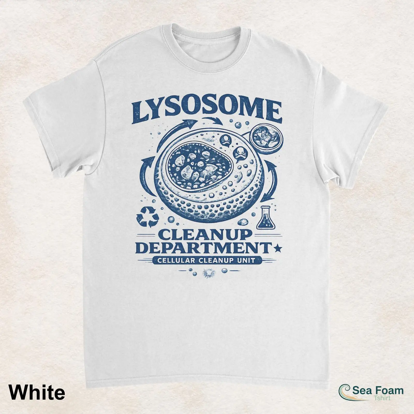 Medical Lab Microbiology - Lysosome Cleanup Department T Shirt Funny