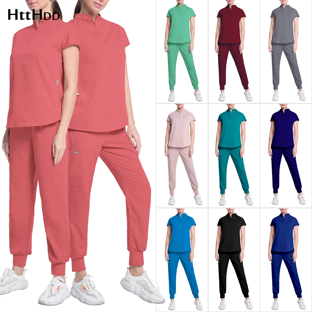 Medical Lab Gown - Pharmacist Operating Room Scrub Nursing Set