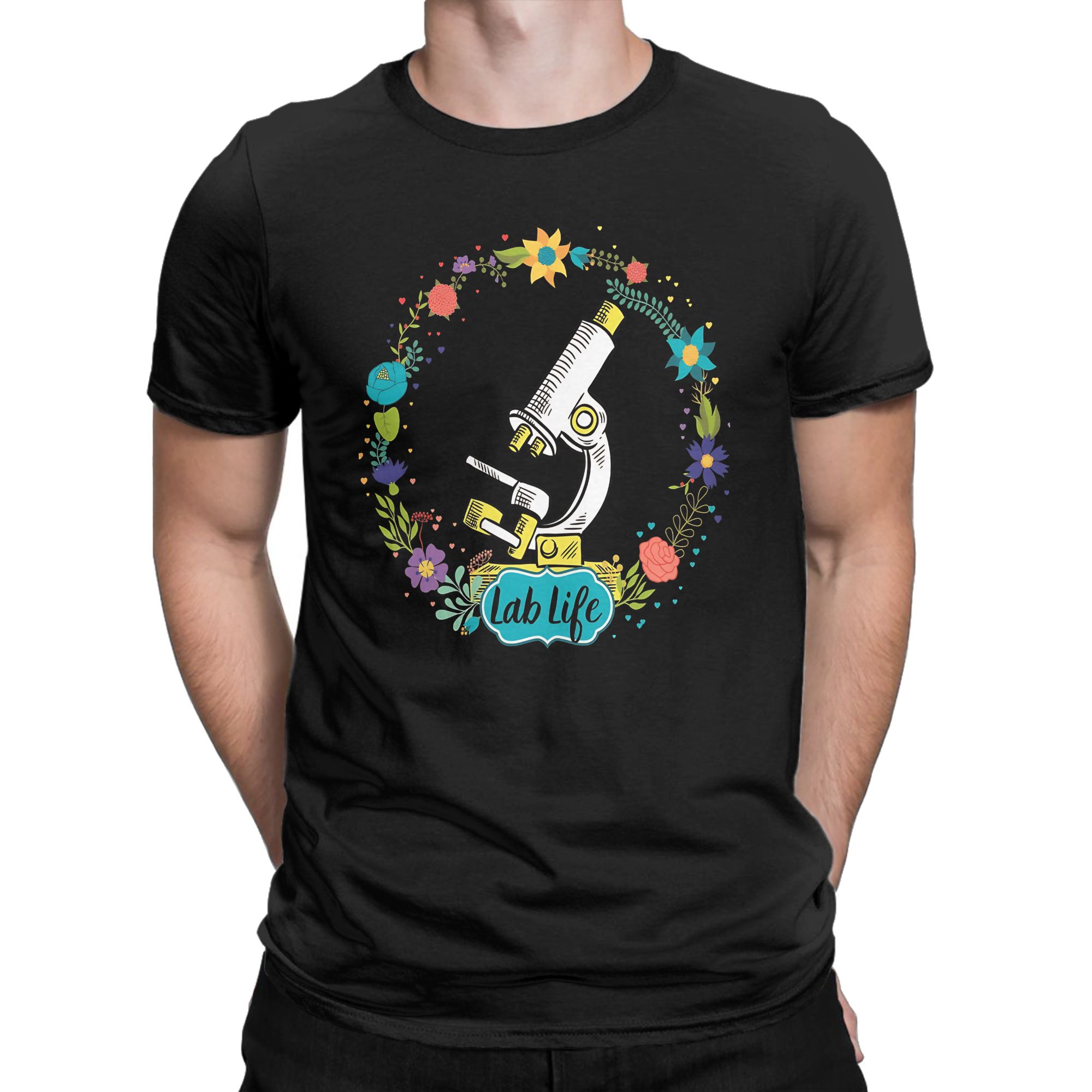 RETRO FLOWERS MICROSCOPE MEDIC - огляд і ціна Medical Lab Graphics