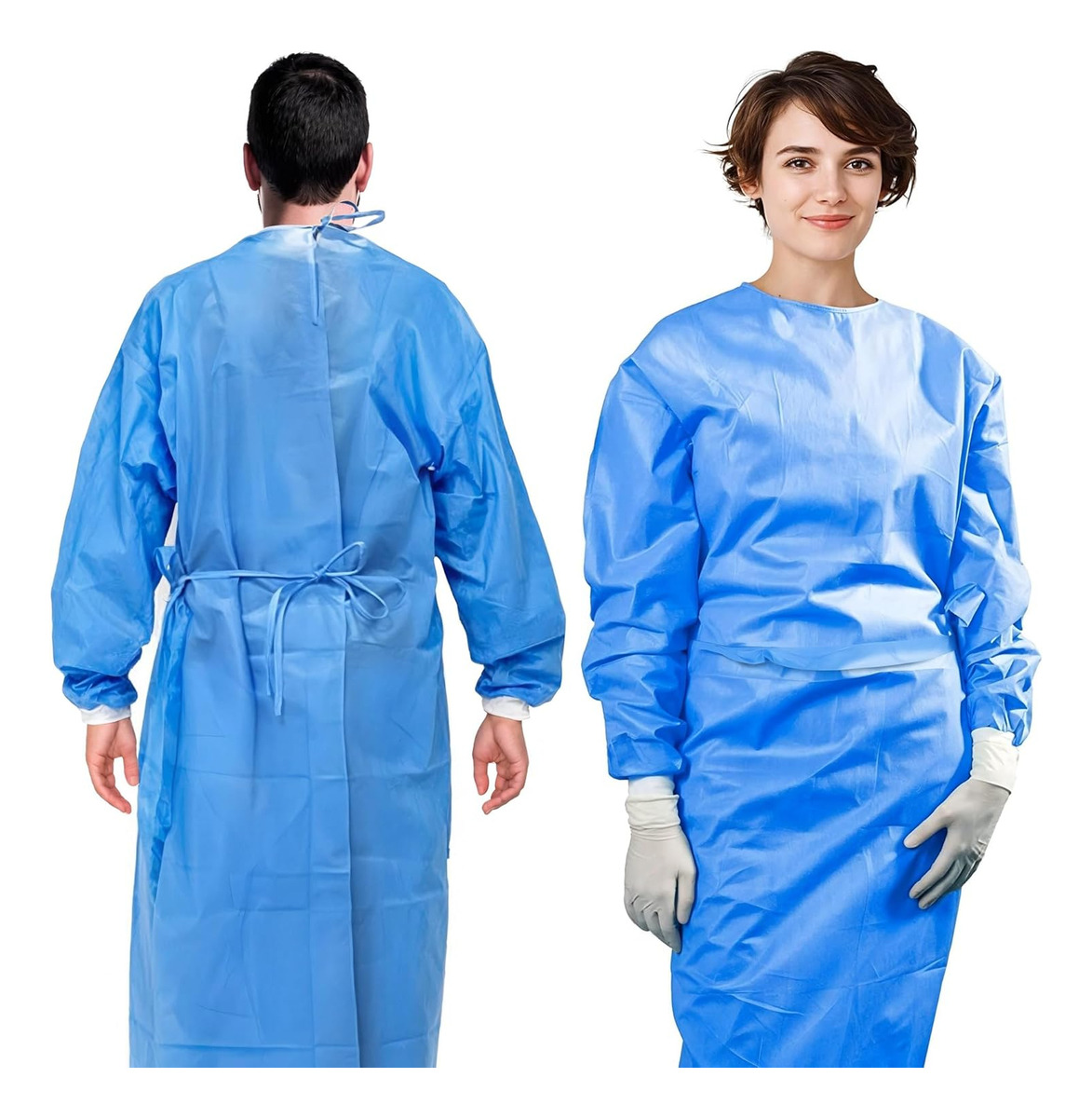 3pcs 45gsm SMS Three-Layer Com - огляд і ціна Medical Lab Gown
