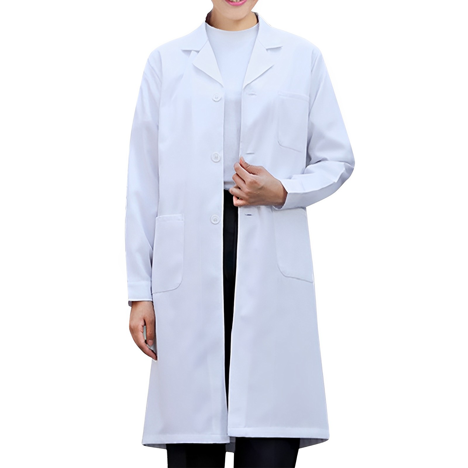 White Lab Coat For Women Men S - огляд і ціна Medical Lab Gown