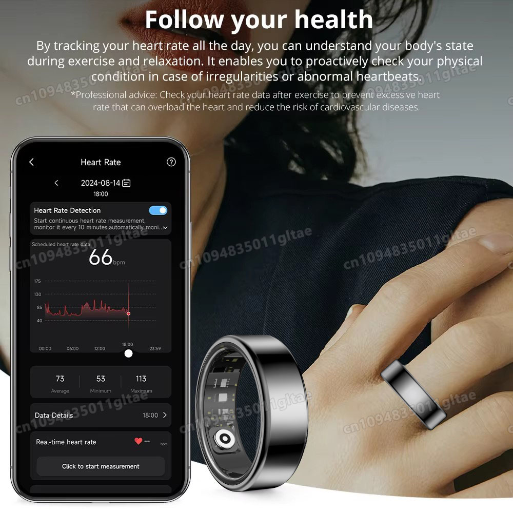 R10 Smart Ring With Charging C - огляд і ціна Blood Pressure Monitor
