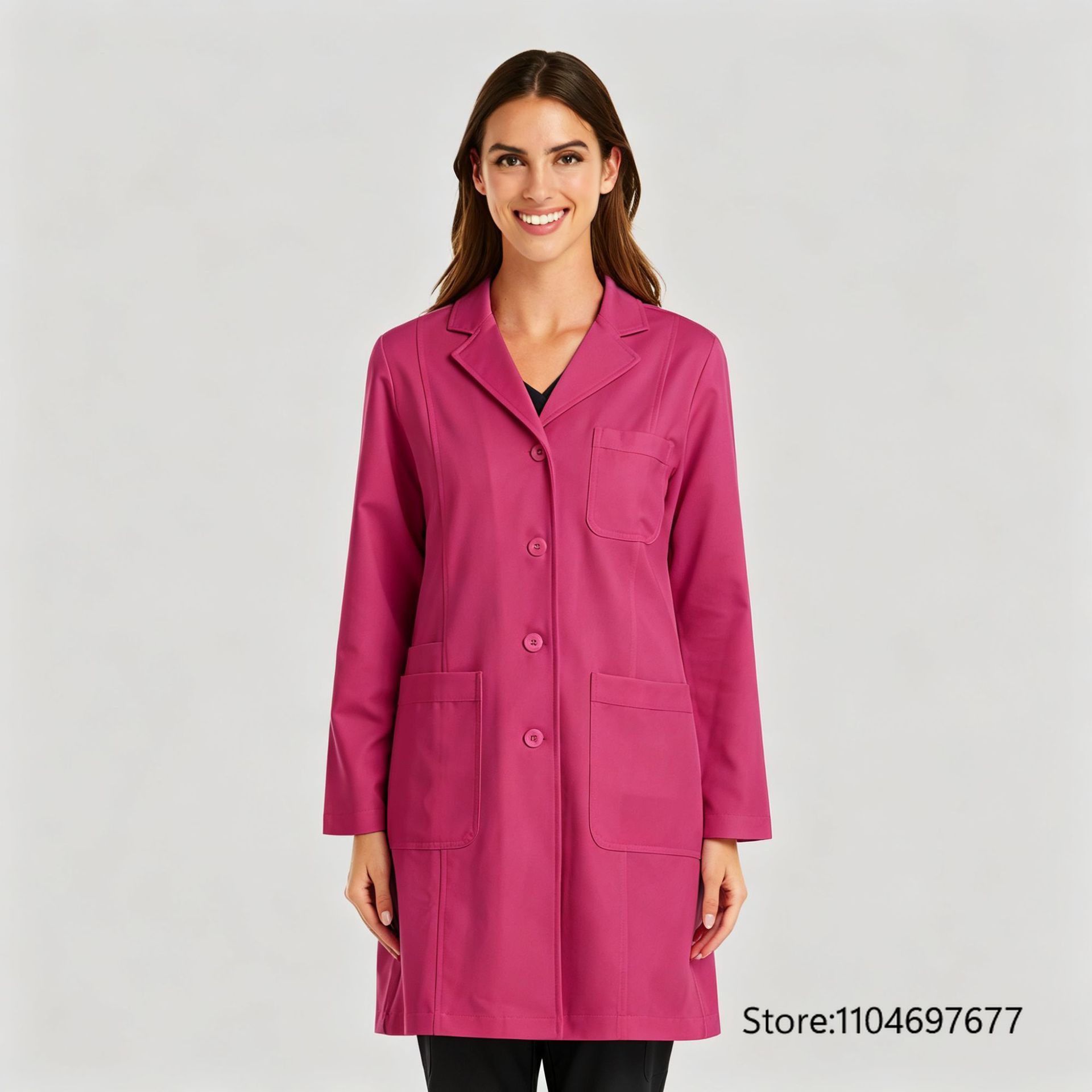 Multicolor Women's Long Sleeve - огляд і ціна Medical Lab Gown