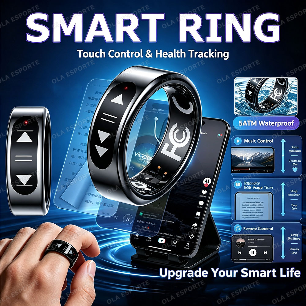 New Touch Control Smart Ring E - огляд і ціна Blood Pressure Monitor