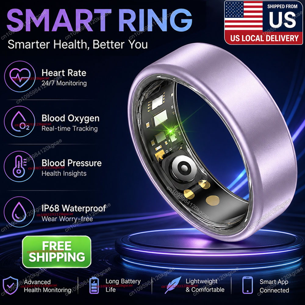 Smart Ring Heart Rate Blood Ox - огляд і ціна Blood Pressure Monitor