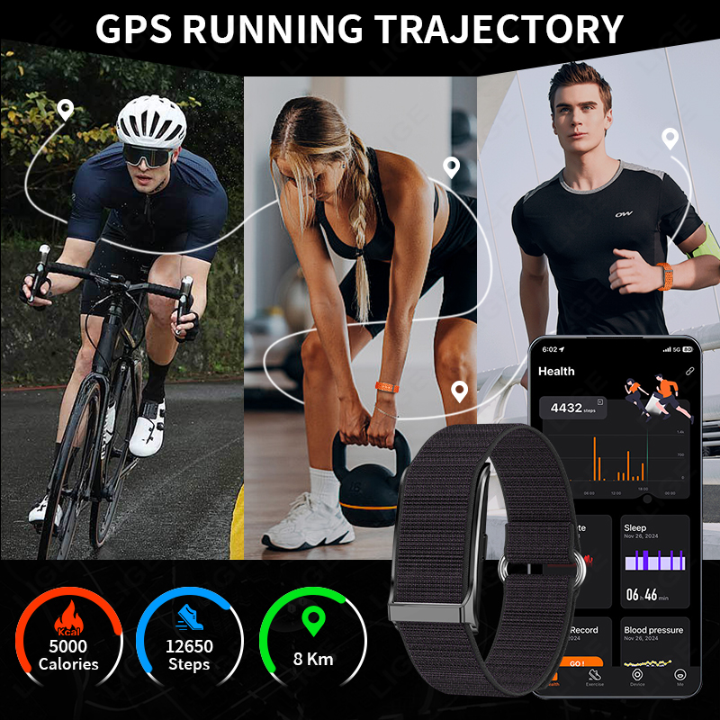 LIGE 100+ Sport Fitness Tracke - огляд і ціна Blood Pressure Monitor