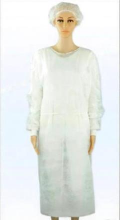 Knitted Cuffs 10 pcs Disposabl - огляд і ціна Medical Lab Gown